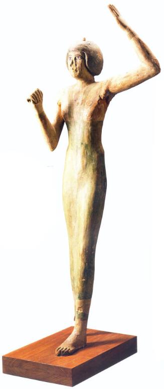 STATUE OF A FEMALE OFFERING BEARER