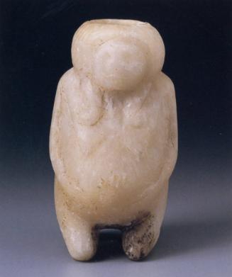 VESSEL IN THE FORM OF A KNEELING WOMAN