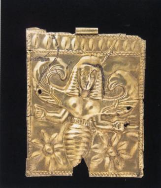 PLAQUE WITH BEE GODDESS