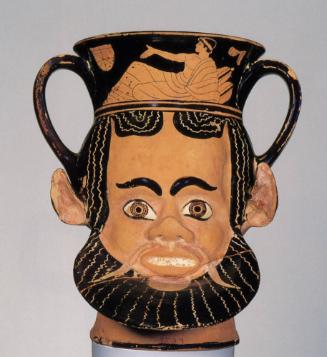 RED-FIGURE JANIFORM KANTHAROS