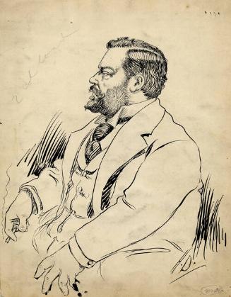 PORTRAIT OF BEARDED MAN WITH CIGARETTE