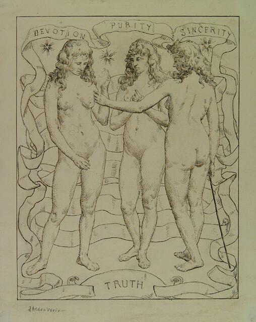 STUDY FOR "SINCERITY, PURITY AND DEVOTION"