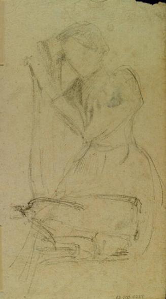 ANNA DWIGHT WEIR SEATED SIDEWAYS IN CHAIR (V. 824000289)