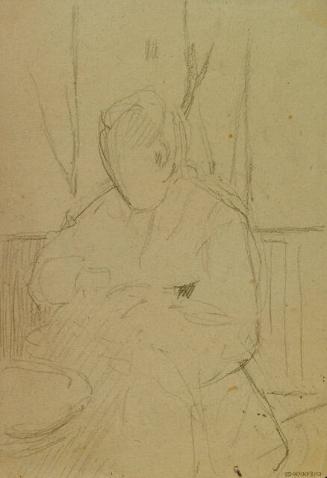 ELLA BAKER WEIR IN SUMMERHOUSE AT BRANCHVILLE II (V. 824000309)