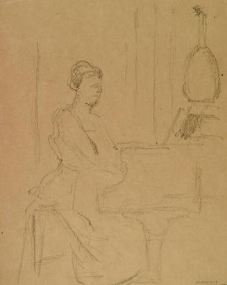 WOMAN AT THE PIANO II (V.824000313)