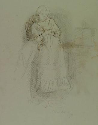 SKETCH OF WOMAN STANDING