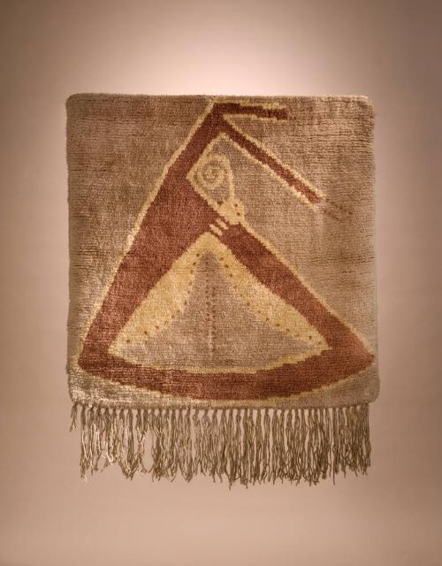 TAPESTRY RUG WITH INDIAN MOTIF