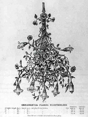 ORNAMENTAL FLORAL ELECTROLIER NO. 75 (IMAGE ONLY)