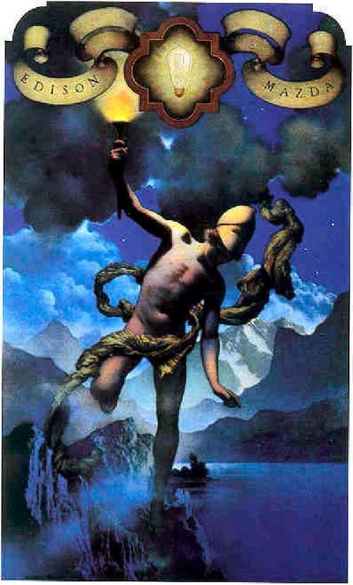 EDISON MASDA CALENDAR, PROMETHEUS, MAXFIELD