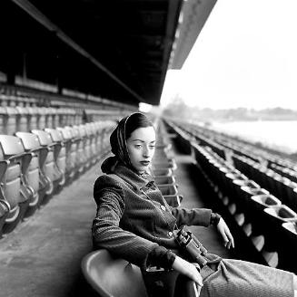 Shirley Seated in Grandstand, Long Island, New York, 1995