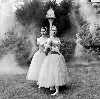 Elena and Jessy at Birdhouse, Snedens Landing, New York, 1999
