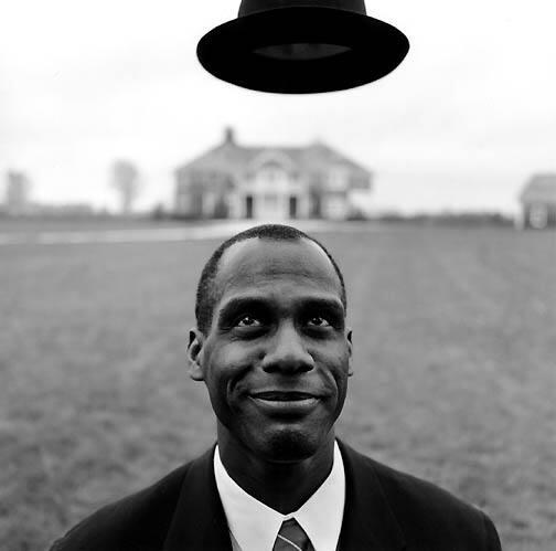 Man with floating hat, 1999