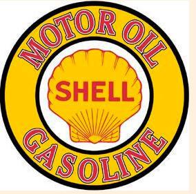 SHELL MOTOR OIL TIN SIGN