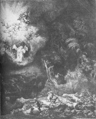 THE ANGEL APPEARING TO THE SHEPHERDS