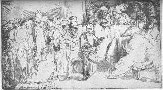 CHRIST DISPUTING WITH THE DOCTORS: SKETCH