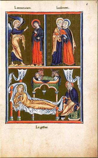 Annunciation, Visitation, Nativity