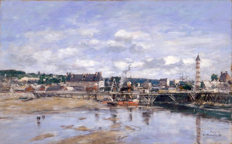 LE PORT DE TROUVILLE PENDANT LES TRAVAUX