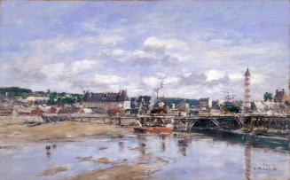 LE PORT DE TROUVILLE PENDANT LES TRAVAUX