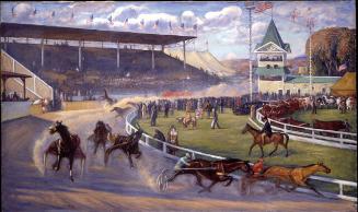 HARNESS RACES, DANBURY FAIR (DANBURY FAIR: TROTTING RACES)