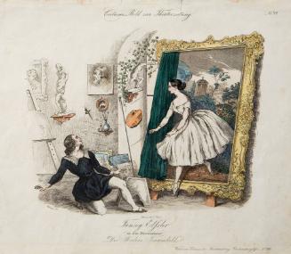 FANNY ELSLER IN "THE PAINTER'S DELIRIUM"