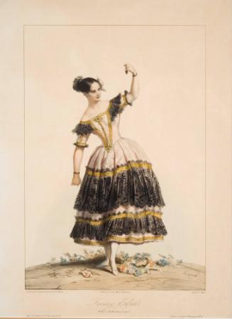 FANNY ELSSLER PERFORMING THE CACHUCHA