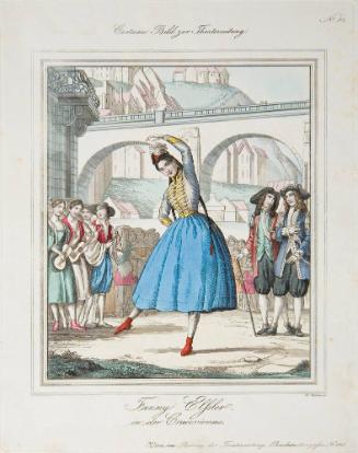 FANNY ELSSLER DANCING THE CRACOVIENNE