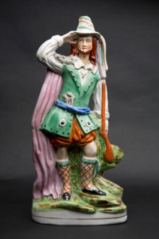 FIGURINE OF JULES PERROT IN POLKA COSTUME FROM "CATERINA, OU LA FILLE DU BANDIT"