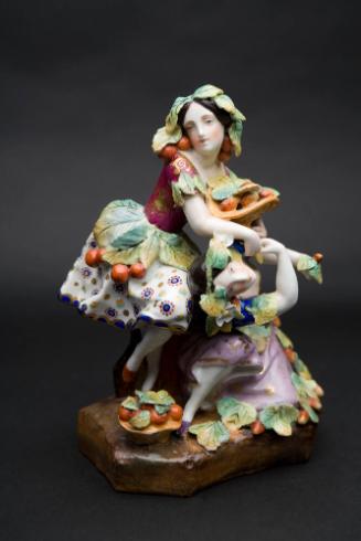 FIGURINE OF TWO HARVEST DEITIES FROM "LES QUATRE SAISONS"