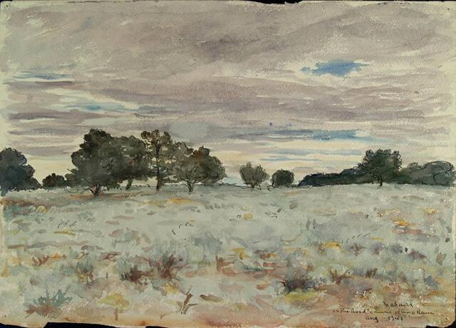 ON THE ROAD TO ZUNI AFTER RAIN