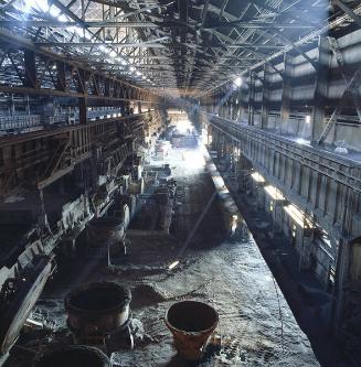 Q BOP PIT, LOOKING SOUTH