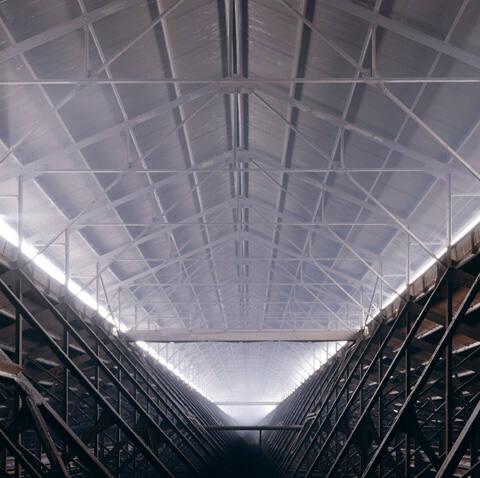 UPPER TRUSS STRUCTURE, Q-BOP, LOOKING SOUTH