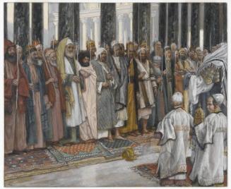 THE TESTING OF THE SUITORS OF THE HOLY VIRGIN (L'EPREUVE DES PRETENDANTS AU MARIAGE DE LA SAINTE VIERGE)