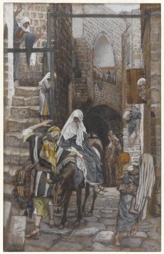 SAINT JOSEPH SEEKS A LODGING IN BETHLEHEM (SAINT JOSEPH CHERCHE UN GITE A BETHLEEM)