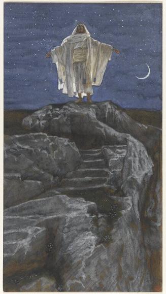 JESUS GOES UP ALONE ONTO A MOUNTAIN TO PRAY (JESUS MONTE SEUL SUR UNE MONTAGNE POUR PRIER)
