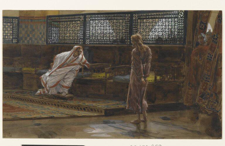 JESUS BEFORE PILATE, FIRST INTERVIEW (JESUS DEVANT PILATE. PREMIER ENTRETIEN)