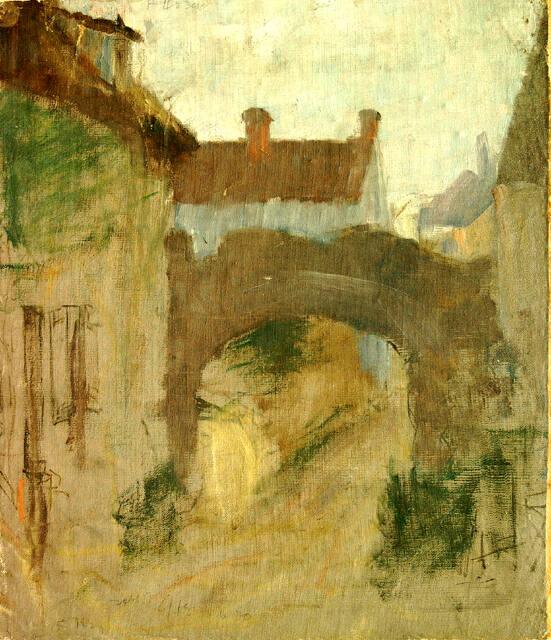 UNTITLED (FRENCH TOWNSCAPE)