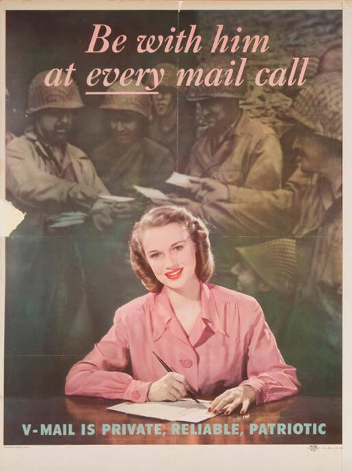 BE WITH HIM AT EVERY MAIL CALL