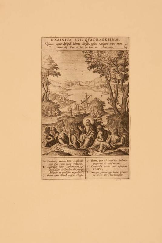 DOMINICA IIII QVADRAGESIME-QUIETEM AGUNT DISCIPULI IUBENTE CHRISTO POSTEA NAVIGANT TRANS MARE.