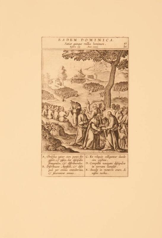 EADEM DOMINICA-SATIAT QUINQUE MILLIA HOMINUM.