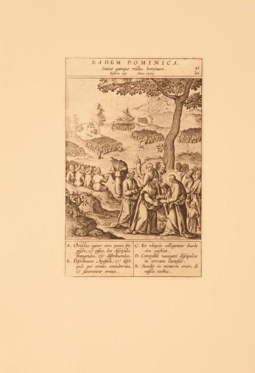 EADEM DOMINICA-SATIAT QUINQUE MILLIA HOMINUM.