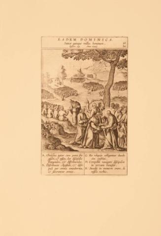 EADEM DOMINICA-SATIAT QUINQUE MILLIA HOMINUM.