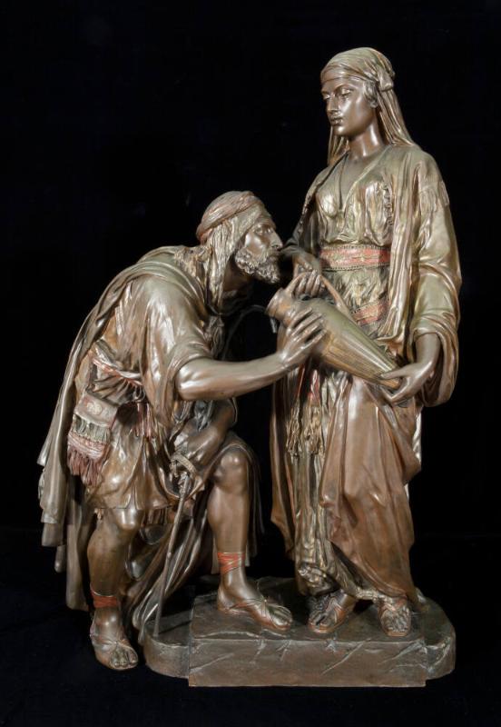 REBECCA  AND ELIEZER AT THE WELL