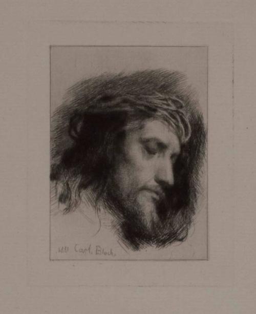 CHRIST HEAD WITH A CROWN OF THORNS