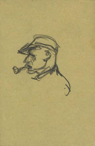 MAN SMOKING PIPE