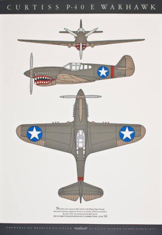 CURTISS P-40 E WARHAWK