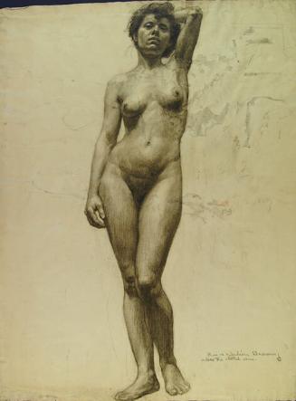 FEMALE NUDE STANDING #19