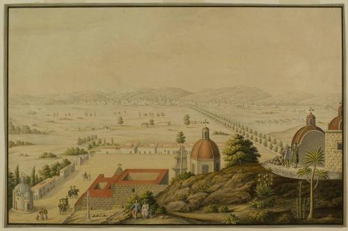 Vista de la capital de Mexico