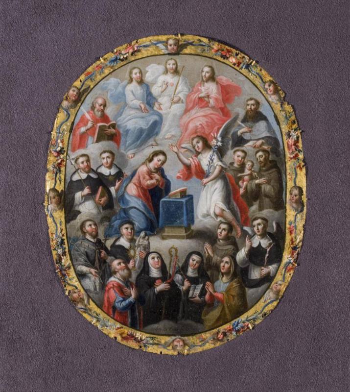 Annunciation and Saints