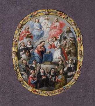 Annunciation and Saints