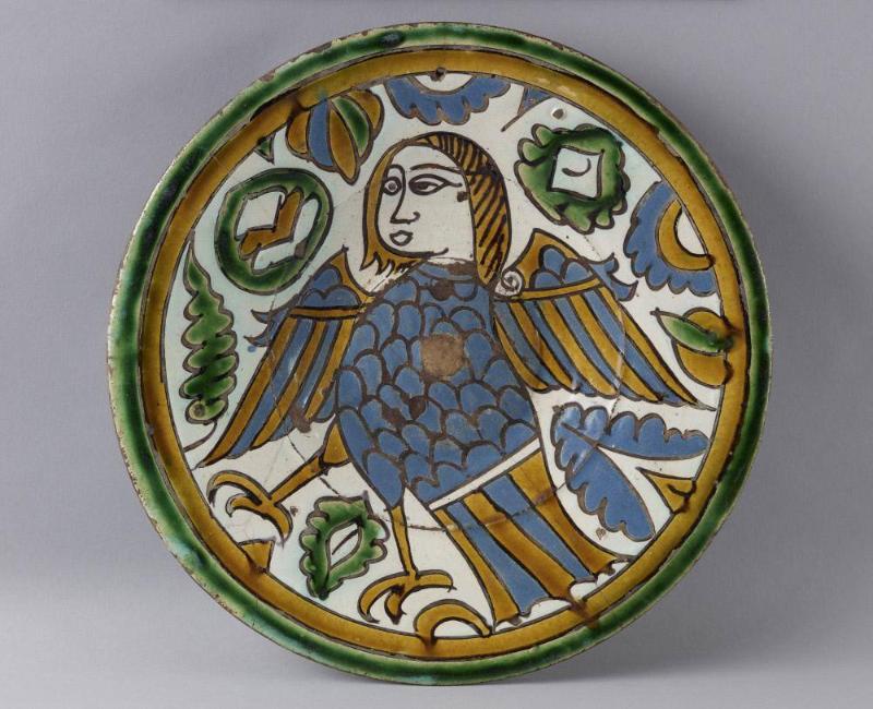 Plate with Harpy